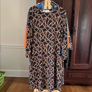 Stylish Black and Brown Dress